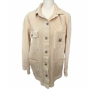 BDG Urban Outfitters Tan Button Down Small Jacket